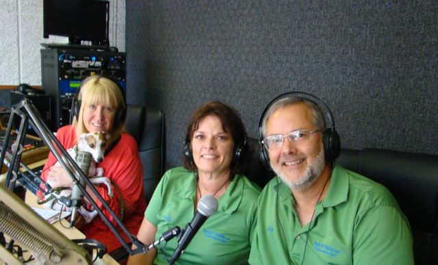 Mike and Rhonda of Pack 'N Piddle on the Doggy Diva Radio Show